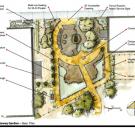 Draft rendering of the Animal Science GATEway Garden base plan