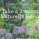 Image of naturerx survey promotiong.